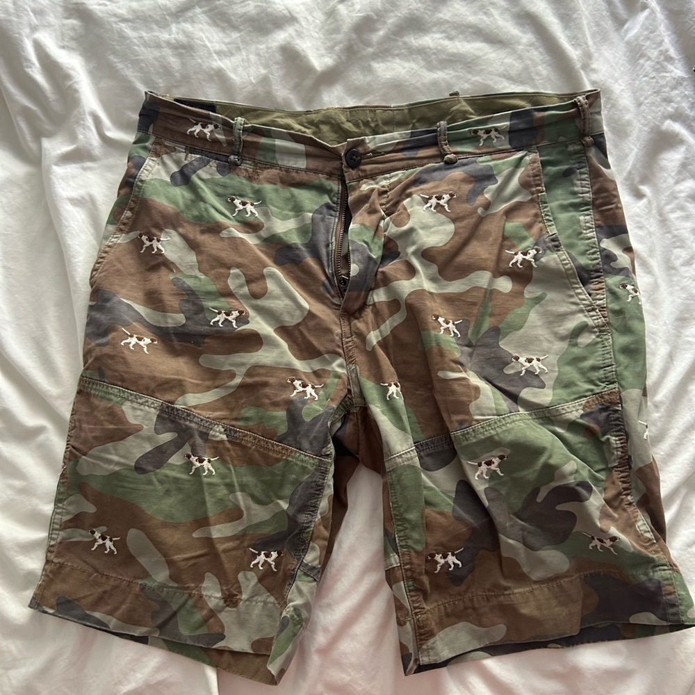 RALPH LAUREN CAMO DOG SHORTS